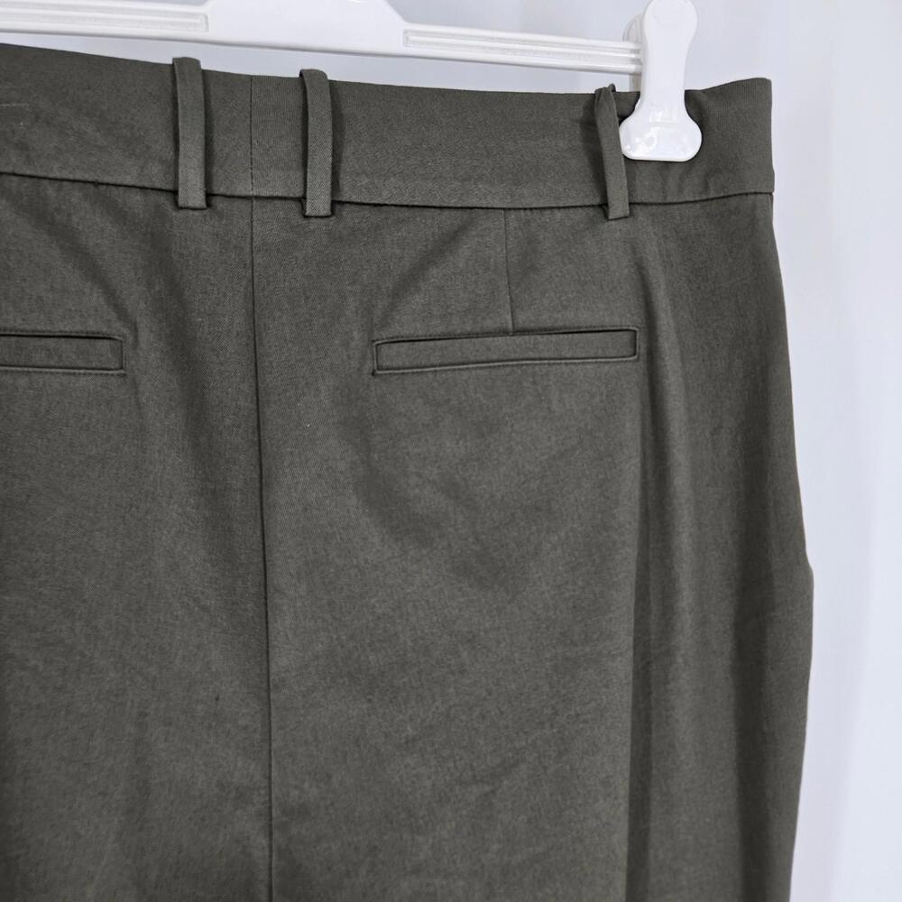 AVA & VIV Olive Straight Leg High Waist Pants Elastic Waist Womens Size 16W NEW - Picture 7 of 9
